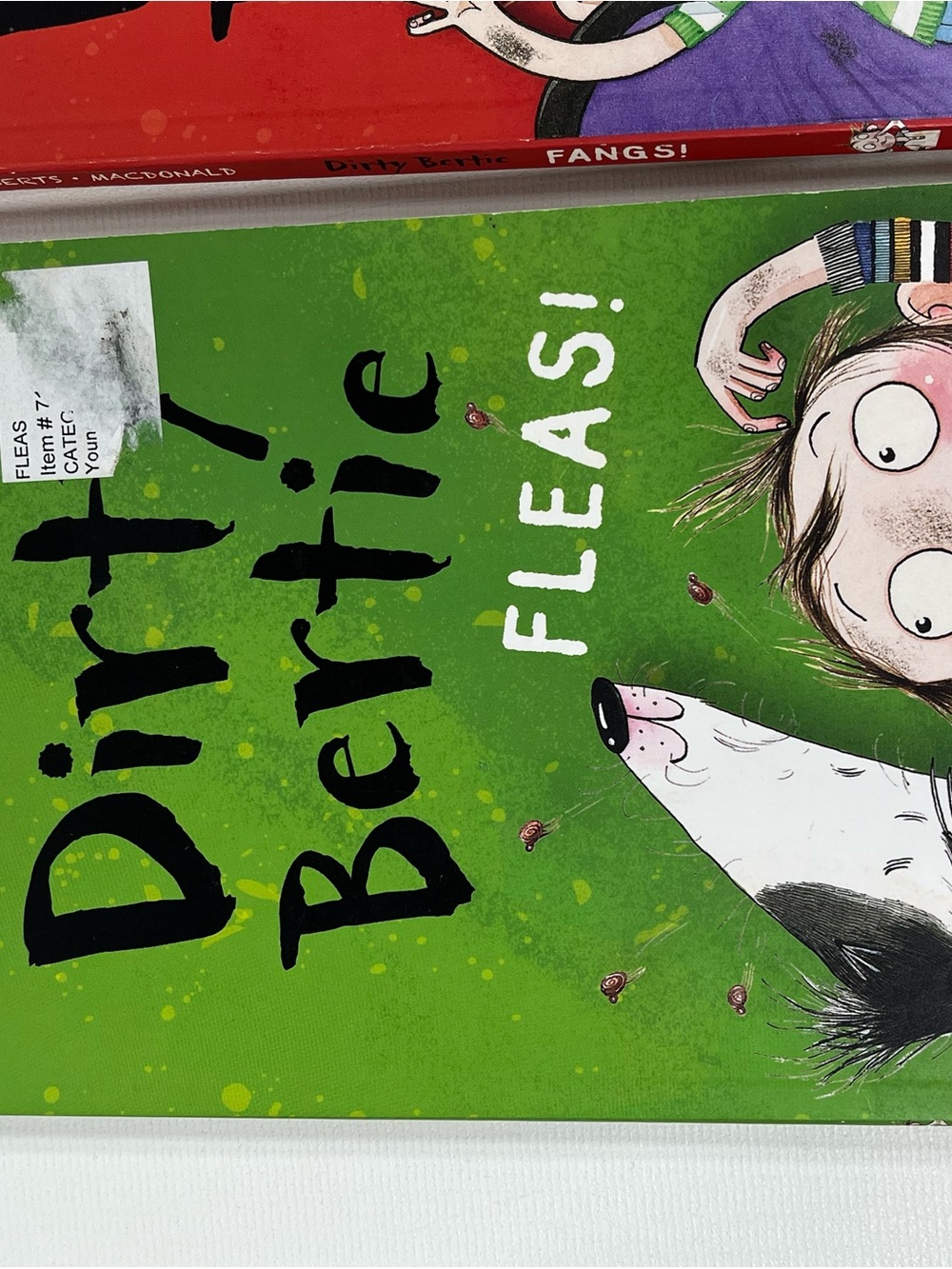 Dirty Bertie Fangs! Fleas! & Germs Children's Book Bundle of 3 - Picture 2 of 11
